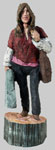 Click to see it big Phyllis, Holzskulptur